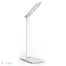 V-tac 4W LED asztali lámpa vezetéknélküli töltővel 3 in 1 fehér - 218601 világítás