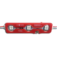 V-tac 5050 SMD LED modul 12V, 0.72W, IP67, piros - 5117 világítás