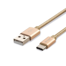 V-tac arany, USB - Type-C 1m hálózati kábel - SKU 8493 kábel és adapter