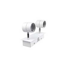 V-tac Avidea mennyezeti-oldalfali GU10 lámpatest, fehér, 2-es világítás