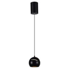 V-tac Design LED függeszték (8.5W), fekete színű - meleg fehér világítás