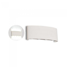 V-tac Design oldalfali LED lámpatest, 8W, fehér, természetes fehér kültéri világítás