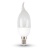 V-tac E14 LED lámpa (4W/200°) Gyertya láng - meleg fehér
