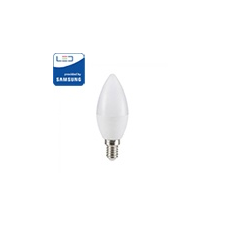 V-tac E14 LED lámpa (5.5W/200°) Gyertya - természetes fehér, PRO Samsung izzó