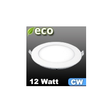 V-tac ECO LED panel (kör alakú) 12W - hideg fehér villanyszerelés