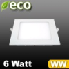 V-tac ECO LED panel (négyzet alakú) 6W - meleg fehér