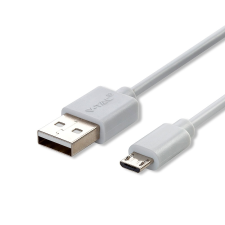 V-tac fehér, USB - Micro USB 1m hálózati kábel - SKU 8480 kábel és adapter
