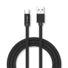 V-tac fekete, USB - Type-C 1m hálózati kábel - SKU 8498