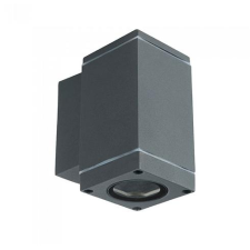 V-tac Greylight Simple-1 oldalfali lámpatest, GU10, sötétszürke világítás