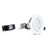 V-tac GU10 LED spot égő fehér kerettel 3 db/csomag 5W természetes fehér 110° - SKU 8882