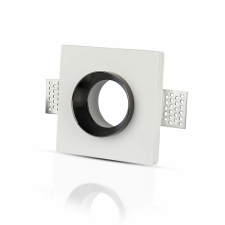V-tac GU10 LED spotlámpa keret, fehér+fekete fix lámpatest - SKU 3148 világítás
