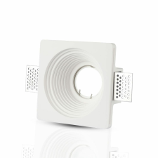 V-tac GU10 LED spotlámpa keret, fehér fix lámpatest - SKU 3152 világítás
