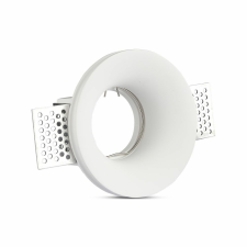 V-tac GU10 LED spotlámpa keret, fehér fix lámpatest - SKU 3697 világítás