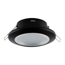 V-tac GU10 LED spotlámpa keret, IP44 fekete fix lámpatest - SKU 6699 világítás