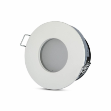 V-tac GU10 LED spotlámpa keret, IP54 fehér fix lámpatest - SKU 3613 világítás