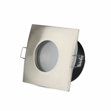 V-tac GU10 LED spotlámpa keret, IP54 matt króm fix lámpatest - SKU 3616 világítás