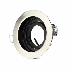 V-tac GU10 LED spotlámpa keret,matt króm billenthető lámpatest - SKU 3596 világítás