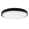 V-tac IP44 mennyezeti LED lámpatest - kör (18W/1830lm) hideg fehér, fekete (250 mm), Samsung chip