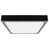 V-tac IP44 mennyezeti LED lámpatest - négyzet (24W) hideg fehér, fekete (295 mm)