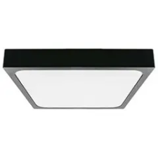 V-tac IP44 mennyezeti LED lámpatest - négyzet (24W) hideg fehér, fekete (295 mm) világítás