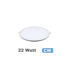 V-tac Keret nélküli LED panel (kör alakú) 22W - hideg fehér világítási kellék