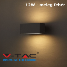 V-tac kültéri homlokzatvilágító fali LED lámpa 12W - meleg fehér - 8242 kültéri világítás