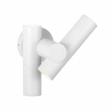 V-TAC Kültéri oldalfali LED lámpatest kétirányú, forgatható (6W) természetes fehér, fehér kültéri világítás