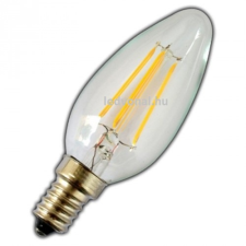 V-tac LED lámpa , égő , izzószálas hatás , gyertya , E14 foglalat , 4 Watt , 300° , meleg fehér izzó