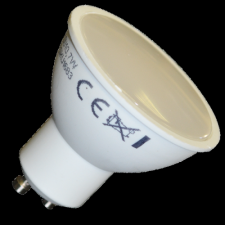 V-tac LED lámpa , égő , szpot , GU10 foglalat , matt előlappal , 110° , 7 Watt , meleg fehér izzó