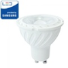 V-tac LED lámpa GU10 (6.5W/110°) természetes fehér, PRO Samsung