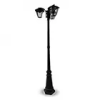 V-tac Matte Pole kültéri oszlopos lámpa, kandeláber 199 cm, IP44 (E27x3)