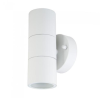 V-tac Matte Wally oldalfali lámpatest, 2 x GU10, 2 irányú, fehér
