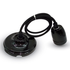 V-tac Minimal Függeszték E27 porcelán fekete világítás