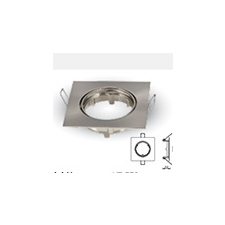 V-tac - Olcsó slim design spot lámpatest (négyzet), billenthető, mattk világítás