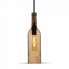 V-tac Palack üveg csillár (E14) - barna színű bura világítás