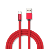V-tac piros, USB - Micro USB 1m hálózati kábel - SKU 8497