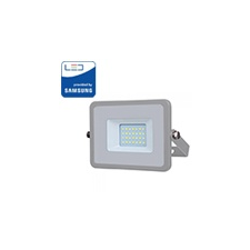 V-tac PRO LED reflektor (20 Watt/100°) Hideg fehér - szürke kültéri világítás