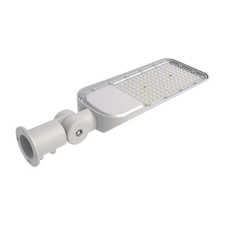 V-tac PRO utcai LED lámpa, közvilágítási lámpatest 100W, állítható szöggel, 100 Lm/W - Samsung chip, Természetes fehér - 20422 kültéri világítás