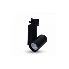 V-tac Simple Pro sínes LED lámpa, fekete - 30W (24°) hideg fehér világítás