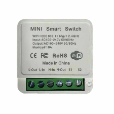 V-tac SMART WiFi egysarkú kapcsoló, 10A-ig - SKU 23604 villanyszerelés