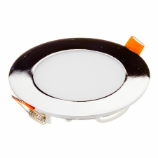V-tac süllyeszthető mennyezeti kerek króm LED panel 24W természetes fehér - SKU 6353 világítás