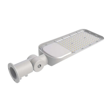 V-tac utcai LED lámpa, térvilágító ledes lámpatest 50W hideg fehér, 100 Lm/W - SKU 20425 kültéri világítás