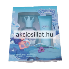 V.V.LOVE Glittery Princess Blue ajándékcsomag ( Parfüm EDT 50ml + Tusfürdő 50ml ) kozmetikai ajándékcsomag