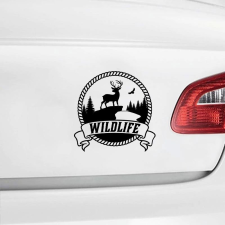  Vadász matrica - Wildlife információs címke