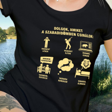 Vadász női póló - Amit szabad időmben csinálok női póló