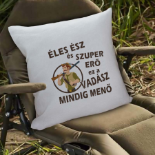  Vadász párna - Éles ész szuper erő lakástextília