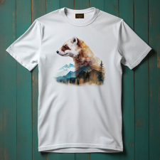  Vadászgörény póló (Férfi)(Áttetsző) férfi póló