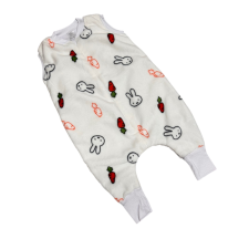 Vaganza 2 Rétegű Wellsoft Tipegő Hálózsák - Fehér Nyuszis 134 hálózsák, pizsama