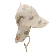 Vaganza Duplagéz Nyári Szafari Sapka 48 - Bézs Repülős babasapka, sál