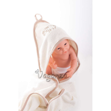 Vaganza Fürdőlepedő hímzett 110×110 - Drapp/Bari babatörülköző, kifogó